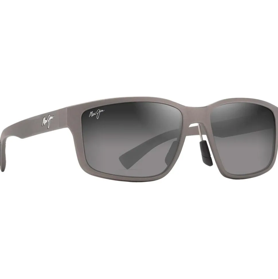 Lunettes de soleil Maui Jim Walewaha Asian Fit Metal Matte Grey Neutral Grey Mineral Superthin