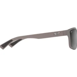 Lunettes de soleil Maui Jim Walewaha Asian Fit Metal Matte Grey Neutral Grey Mineral Superthin