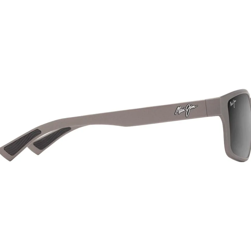 Lunettes de soleil Maui Jim Walewaha Asian Fit Metal Matte Grey Neutral Grey Mineral Superthin