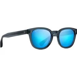 Lunettes de soleil Maui Jim Cheetah 5 Gris Translucide Bleu Hawaï MauiBrilliant
