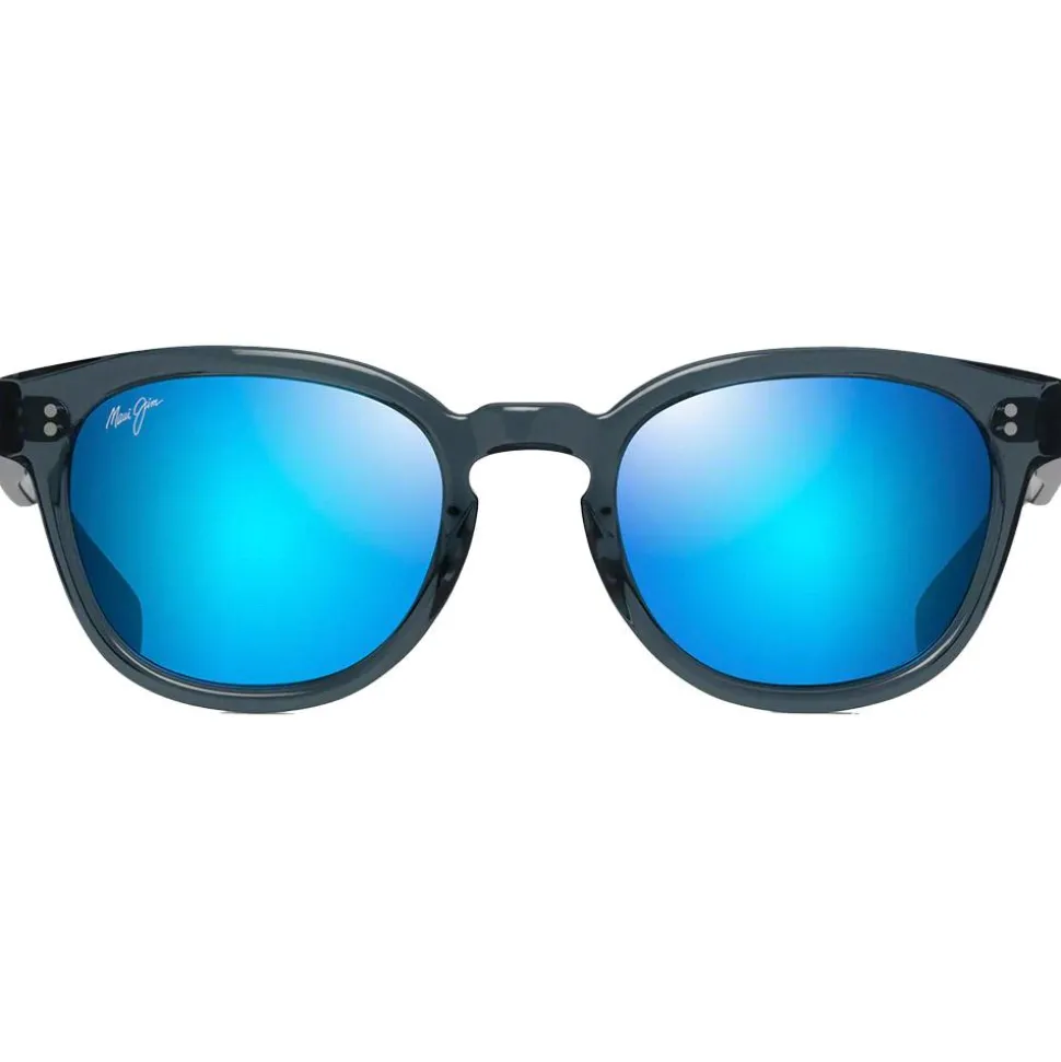 Lunettes de soleil Maui Jim Cheetah 5 Gris Translucide Bleu Hawaï MauiBrilliant