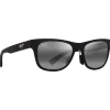 Lunettes de soleil Maui Jim Kapeau Matte Black Neutral Grey Mineral Superthin