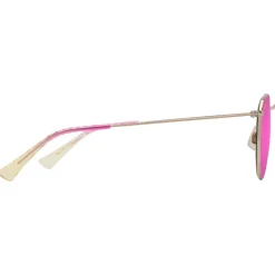 Lunettes de soleil Maui Jim Pukaua Doré Clair Brillant Rose Jaune Maui Sunrise MauiPure