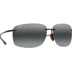 Lunettes de soleil Maui Jim Hema Matte Tortoise Gris Neutre MauiPure Lt