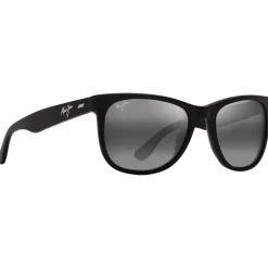 Lunettes de soleil Maui Jim Kikonia XL Matte Black Neutral Grey Mineral Superthin
