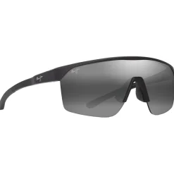 Lunettes de soleil Maui Jim Pāluna Asian Fit Matte Black Neutral Grey MauiBrilliant