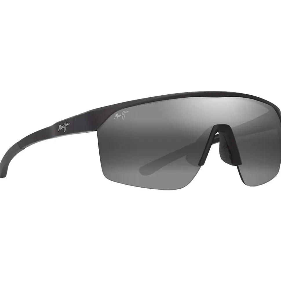 Lunettes de soleil Maui Jim Pāluna Asian Fit Matte Black Neutral Grey MauiBrilliant