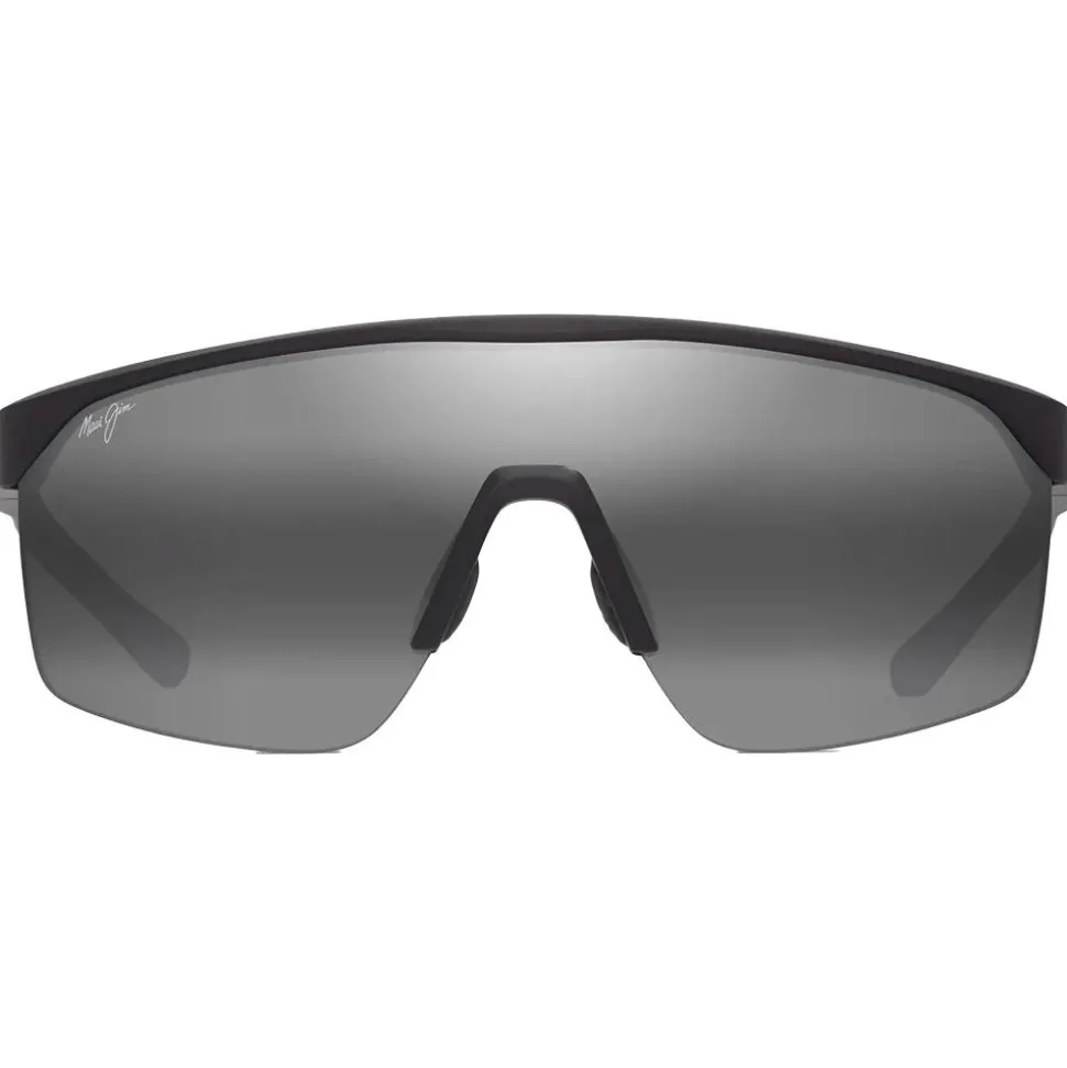 Lunettes de soleil Maui Jim Pāluna Asian Fit Matte Black Neutral Grey MauiBrilliant