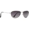 Lunettes de soleil Maui Jim Baby Beach Argent Gris Mauipure