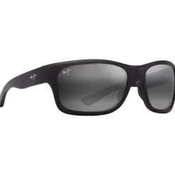 Lunettes de soleil Maui Jim Ano Nui Matte Black Neutral Grey Mineral Superthin