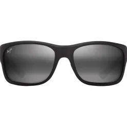 Lunettes de soleil Maui Jim Ano Nui Matte Black Neutral Grey Mineral Superthin