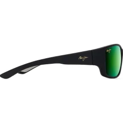 Lunettes de soleil Maui Jim Local Kine Soft Black Maui Green Minéral Superthin