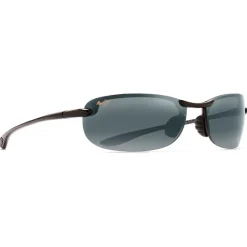 Lunettes de soleil Maui Jim Makaha Noir Brillant Gris Neutre Polycarbonate Bidegrade