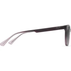 Lunettes de soleil Maui Jim Lonomea Shiny Translucide Red Light Pink Maui Rose Minéral Superthin