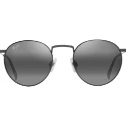 Lunettes de soleil Maui Jim Pukaua Ruthénium Foncé Brillant Gris Neutre MauiPure