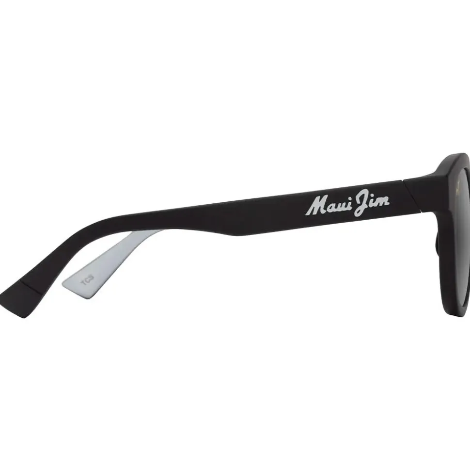Lunettes de soleil Maui Jim Ihupani Asian Fit Noir Mat Gris Neutre MauiPure
