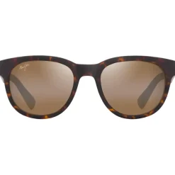 Lunettes de soleil Maui Jim Maoli Havane foncé mat Bronze HCL MauiPure