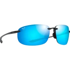 Lunettes de soleil Maui Jim Ho'okipa Xlarge Gris Translucide Blue Hawaii MauiPure