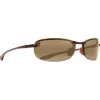 Lunettes de soleil Maui Jim Makaha Ecaille Hcl Bronze Polycarbonate Bidegrade