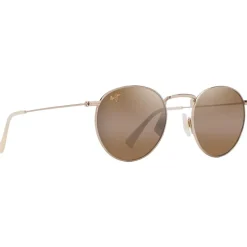 Lunettes de soleil Maui Jim Pukaua Or Clair Brillant Orange Jaune Bronze HCL MauiPure