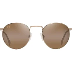 Lunettes de soleil Maui Jim Pukaua Or Clair Brillant Orange Jaune Bronze HCL MauiPure