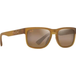 Lunettes de soleil Maui Jim Kupulau Matte Honey Yellow Translucide Bronze Hcl MauiPure