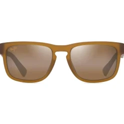 Lunettes de soleil Maui Jim Kupulau Matte Honey Yellow Translucide Bronze Hcl MauiPure