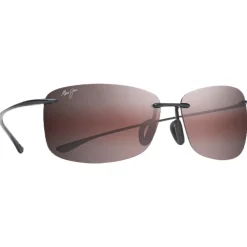 Lunettes de soleil Maui Jim Akau Black Gloss Mauipure Lt Maui Rose