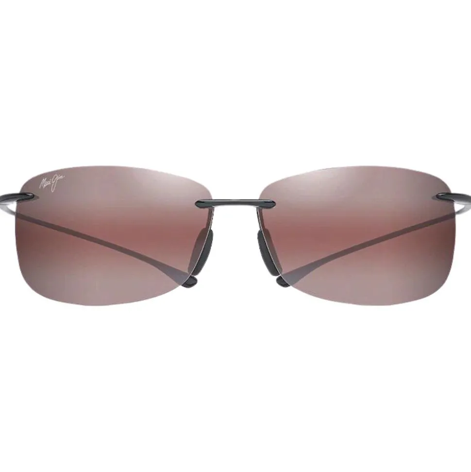 Lunettes de soleil Maui Jim Akau Black Gloss Mauipure Lt Maui Rose