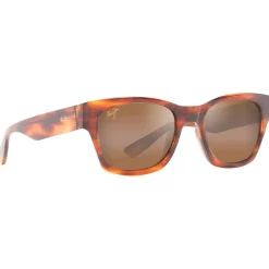 Lunettes de soleil Maui Jim Valley Isle Ecaille Hcl Bonze Mineral Superthin