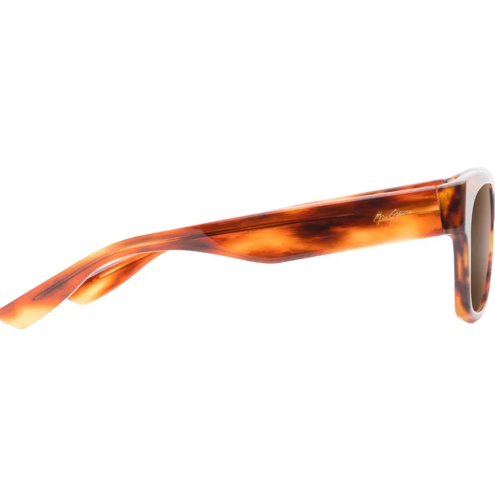 Lunettes de soleil Maui Jim Valley Isle Ecaille Hcl Bonze Mineral Superthin