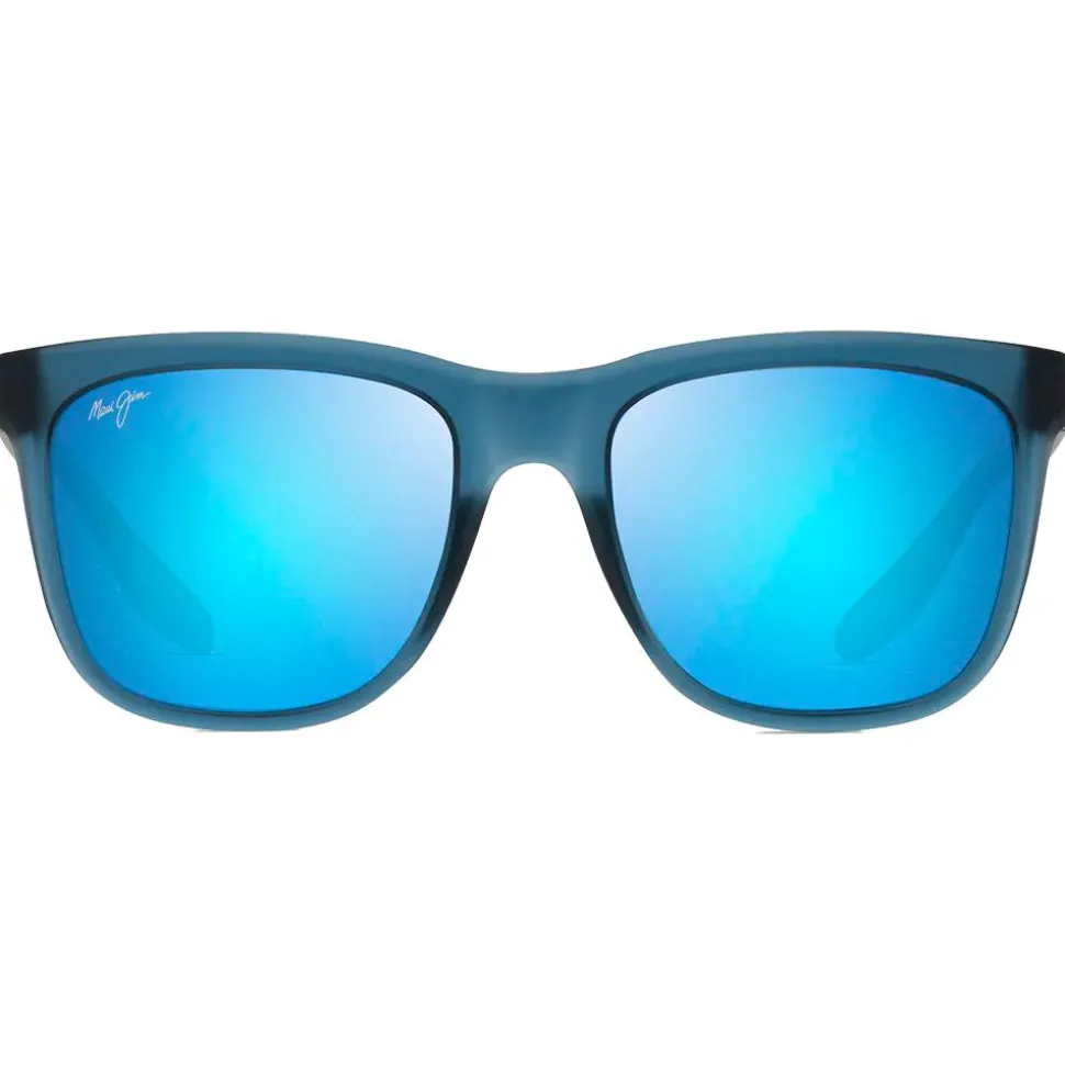 Lunettes de soleil Maui Jim Pehu Marine Mat Bleu Hawaï MauiPure