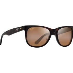 Lunettes de soleil Maui Jim Kikonia XL Shiny Dark Havana Hcl Bronze Mineral Superthin
