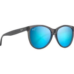 Lunettes de soleil Maui Jim Glory Glory Gris Transparent Bleu Hawaï Mineral SuperThin