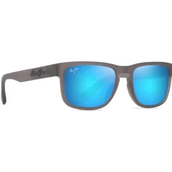 Lunettes de soleil Maui Jim Kupulau Matte Grey Translucide Blue Hawaii MauiPure