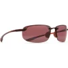 Lunettes de soleil Maui Jim Hookipa Ecaille Maui Rose Polycarbonate Bidegrade