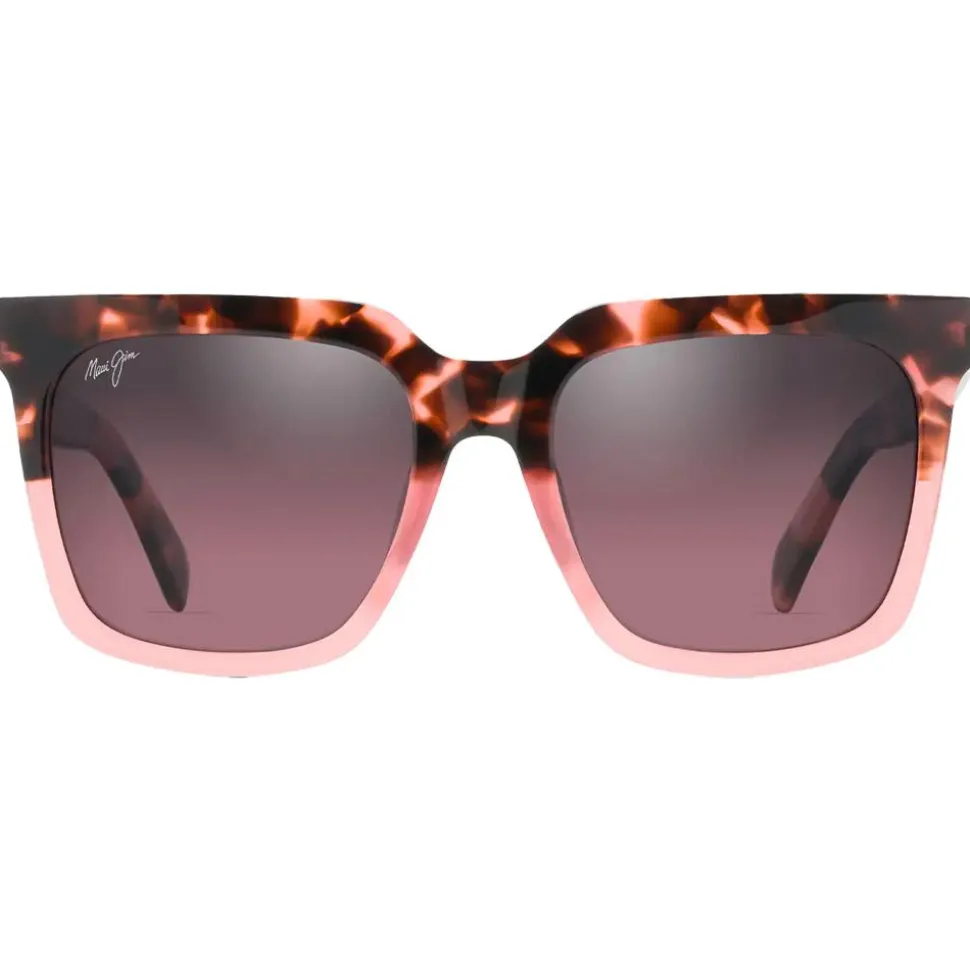 Lunettes de soleil Maui Jim Rooftops Tortue Rose Maui Rose Mineral Superthin