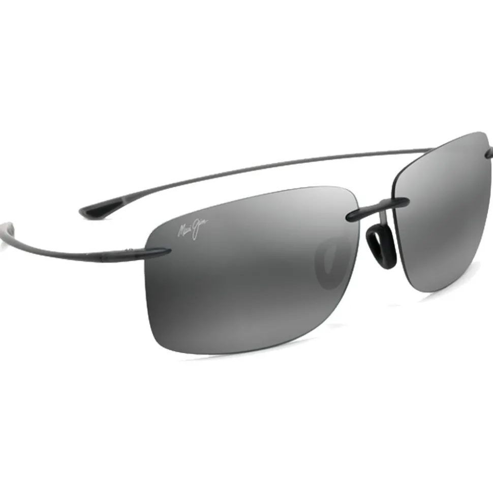 Lunettes de soleil Maui Jim Hema Gloss Black Maui Pure Lt Bi-gradient Grey