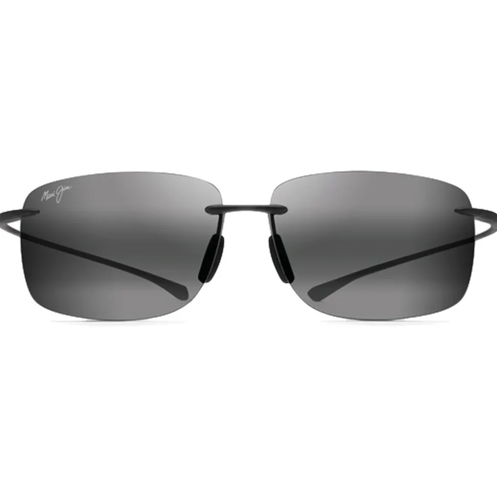 Lunettes de soleil Maui Jim Hema Gloss Black Maui Pure Lt Bi-gradient Grey