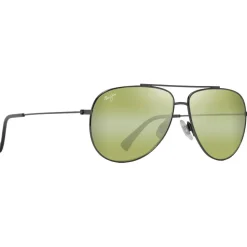 Lunettes de soleil Maui Jim Hauoli Ruthénium Foncé Brillant Maui Ht MauiPure