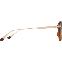 Lunettes de soleil Maui Jim Ka'ouo Asian Fit Havane Foncé Brillant Doré Hcl Bronze MauiBrilliant