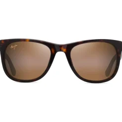 Lunettes de soleil Maui Jim Kikonia Shiny Dark Havana Hcl Bronze Mineral Superthin