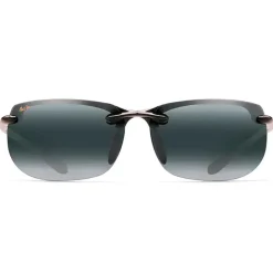 Lunettes de soleil Maui Jim Banyans Noir Brillant Gris Neutre Mauibrilliant
