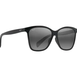 Lunettes de soleil Maui Jim Liquid Sunshine Noir Brillant Gris Neutre MauiPure