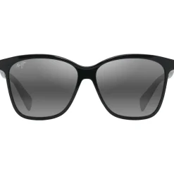 Lunettes de soleil Maui Jim Liquid Sunshine Noir Brillant Gris Neutre MauiPure