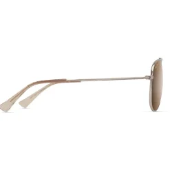 Lunettes de soleil Maui Jim Hauoli Xs Gradient Brun Shiny Light Gold Bronze Hcl MauiPure