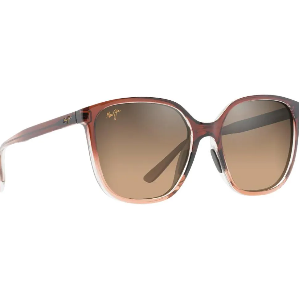 Lunettes de soleil Maui Jim Good Fun Brun Foncé Dégradé Hcl Bronze Mineral Superthin