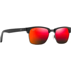 Lunettes de soleil Maui Jim Kawika Brillant Noir Hawaii Lava MauiPure