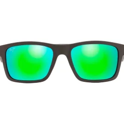 Lunettes de soleil Maui Jim The Flats Marron Menthe MauiGreen Mineral Superthin