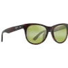 Lunettes de soleil Maui Jim Koaniani Asian Fit Shiny Melange Brown Havana Maui Ht Mineral Superthin